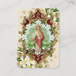Religious Sacred Heart Prayer for Departed Soul  Place Card