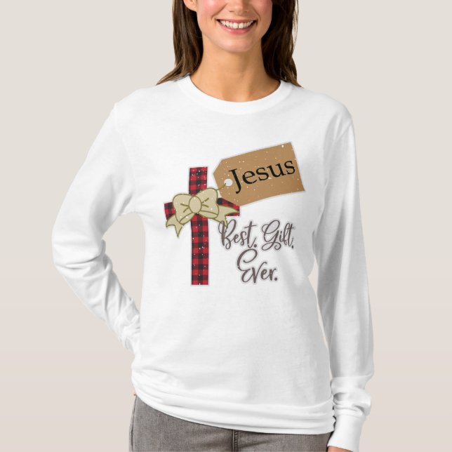 Religious Saying Catholic Christmas Christian T-Shirt (Front)