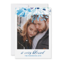 Religious So Very Blessed Modern Christmas Photo