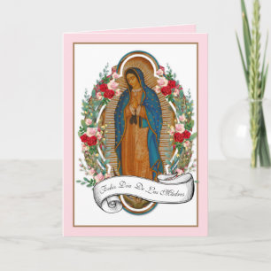 Religious Spanish Guadalupe Mothers Day  Card