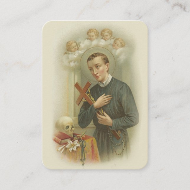 Religious St. Gerard Majella Prayer Childbirth Business Card (Front)