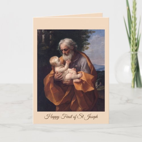 Religious St Joseph Prayer Catholic Card