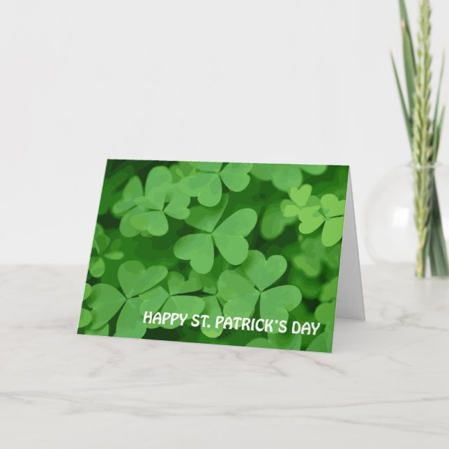 Religious St. Patrick's Day Card (Front)