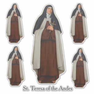 Religious St. Teresa of the Andes Carmelite Nun Sticker