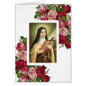 Religious St. Therese Carmelite Nun Roses (Front)
