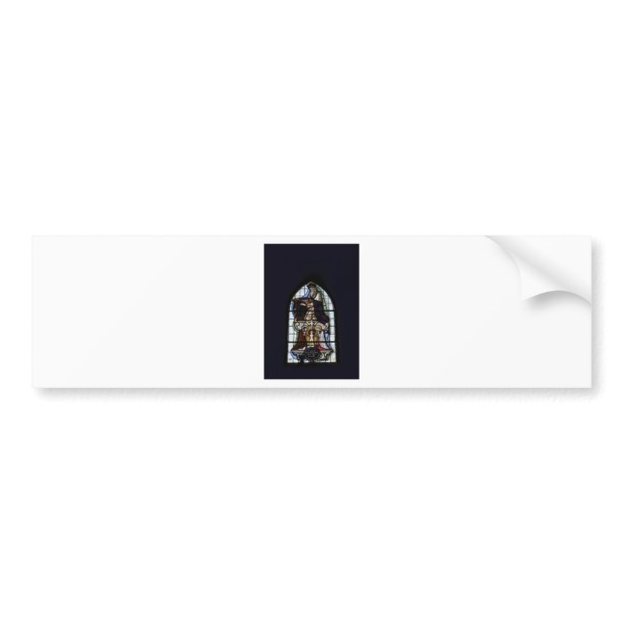 Religious Stained Glass Window Bumper Sticker
