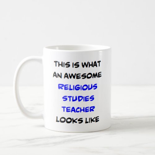 religious studies teacher awesome coffee mug