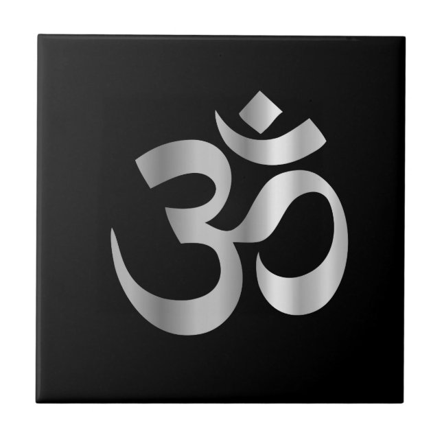 Religious Symbol of Hinduism- Pranava Tile (Front)