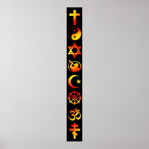 RELIGIOUS SYMBOLISM POSTER