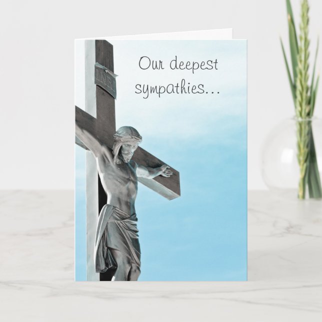 religious sympathy card (Front)