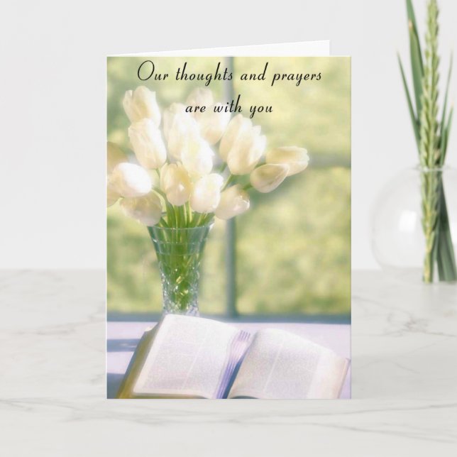 Religious Sympathy Card (Front)