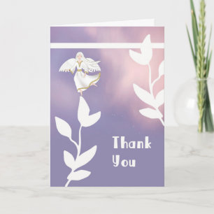 Religious Thank You Card with Angel