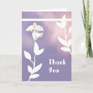 Religious Thank You Card with Angel