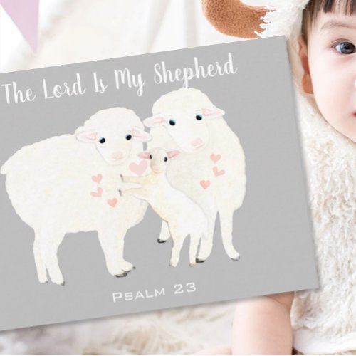 Religious The Lord is My Shepherd Psalm 23 Postcard