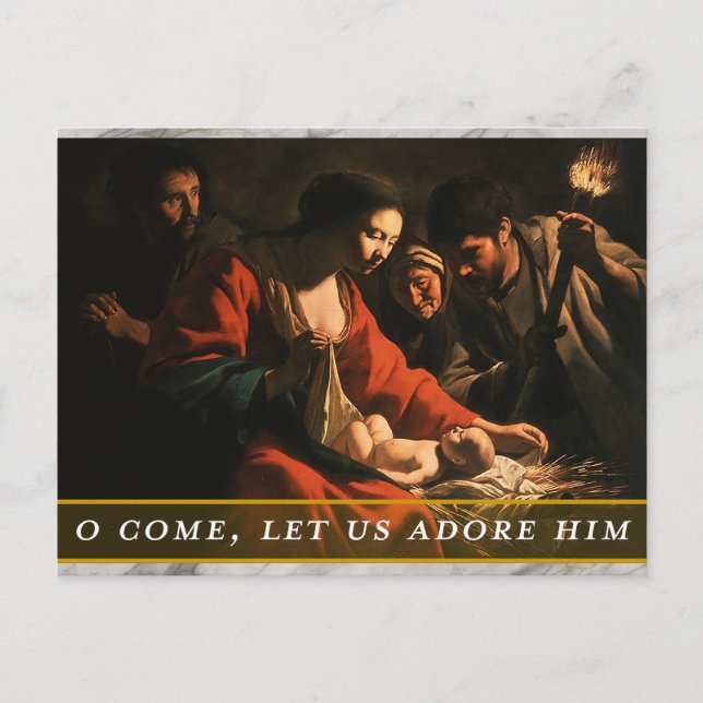 Religious Themed Christmas Card (Front)