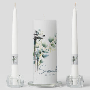 Religious  unity candle set