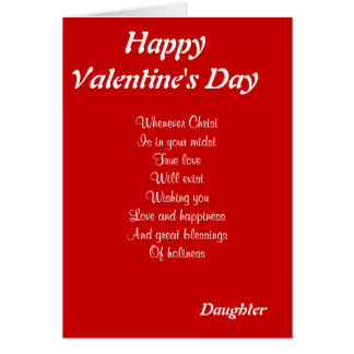 Valentine For Daughter Cards - Greeting & Photo Cards | Zazzle