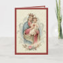 Religious Vintage Virgin Mary Jesus Rosary Card