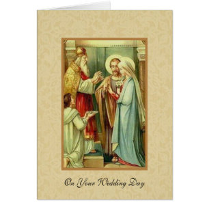 Religious Vintage Wedding Scripture Cards