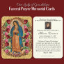 Religious Virgin Mary Guadalupe Catholic Funeral Enclosure Card