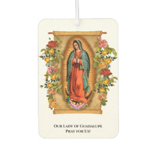 Religious Virgin Mary Guadalupe Catholic Spanish Air Freshener