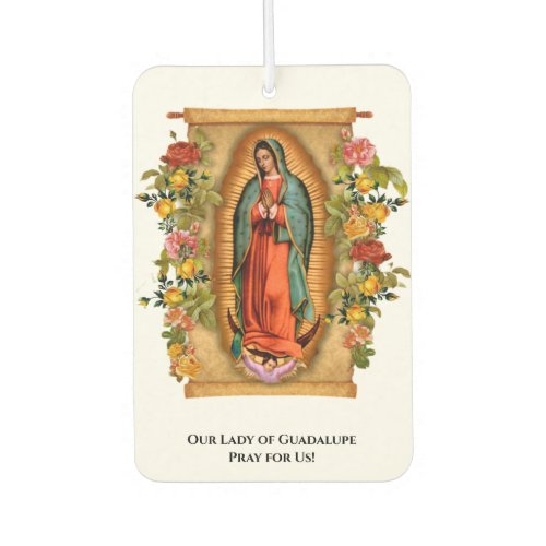 Religious Virgin Mary Guadalupe Catholic Spanish Air Freshener