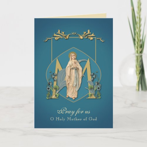Religious Virgin Mary Immaculate Conception Mother Card