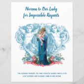 Religious Virgin Mary Jesus Angels Catholic Prayer (Front)