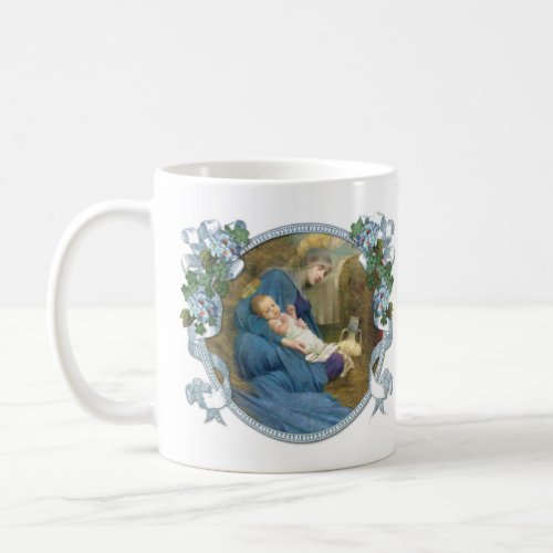 Religious Virgin Mary Sleeping Baby Jesus  Coffee Mug