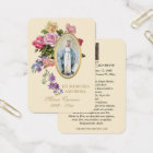 Religious Virgin Mary Spanish Funeral Holy Prayer