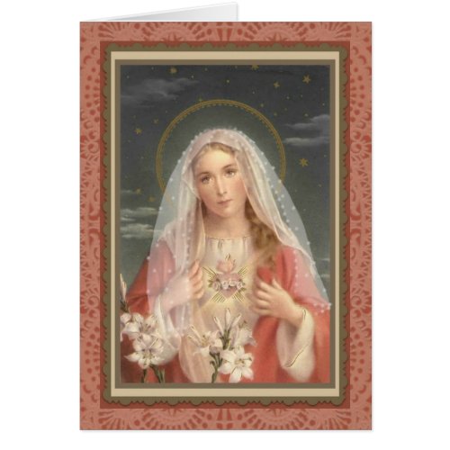 Religious Virgin Mother Mary Catholic Vintage