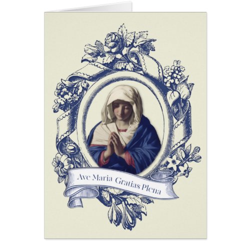 Religious Virgin Mother Mary Catholic Vintage