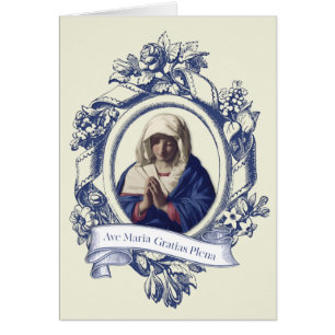 Religious Virgin Mother Mary Catholic Vintage Cards