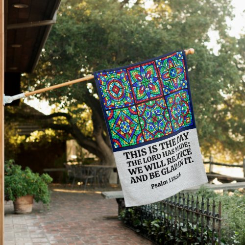 Religious Weatherproof Personalized House Flag