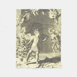 religous bizarre 2 fleece blanket
