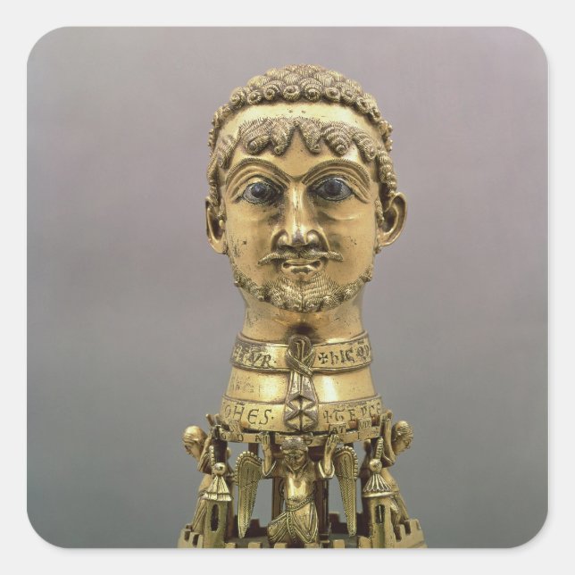 Reliquary bust of Frederick I Square Sticker (Front)