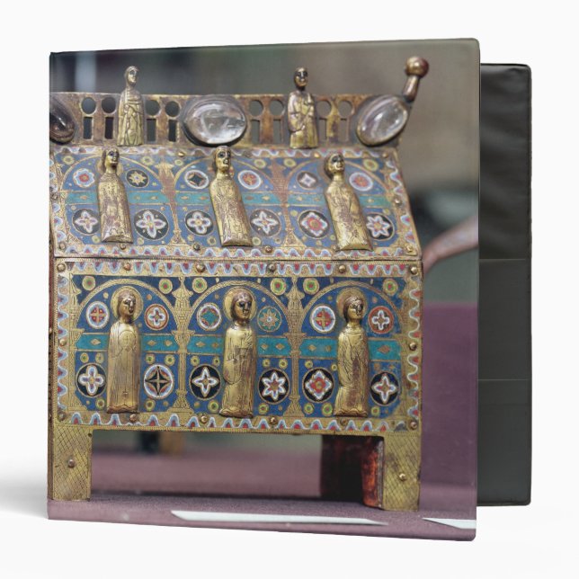 Reliquary Chasse, Limoges, c.1200-50 3 Ring Binder (Front/Inside)