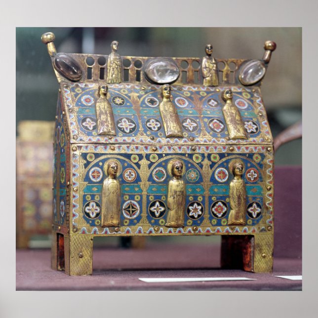 Reliquary Chasse, Limoges, c.1200-50 Poster (Front)