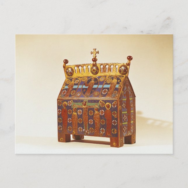 Reliquary chest, 12th-13th century postcard (Front)
