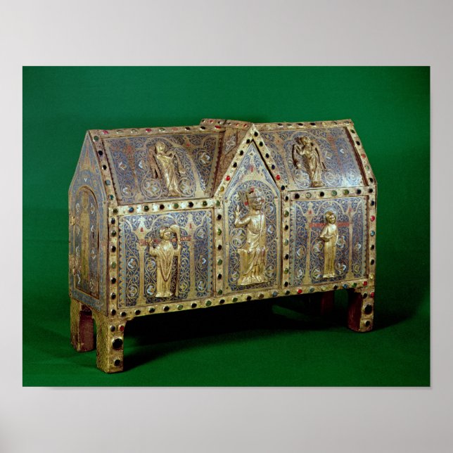 Reliquary chest of St. Calminius, Limoges Poster (Front)
