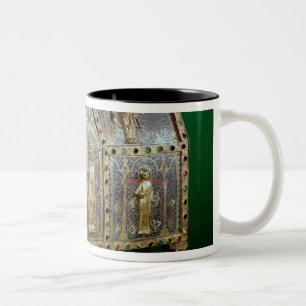 Reliquary chest of St. Calminius, Limoges Two-Tone Coffee Mug