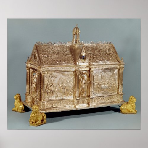 Reliquary chest of St Macairius  of Ghent 1616 Poster