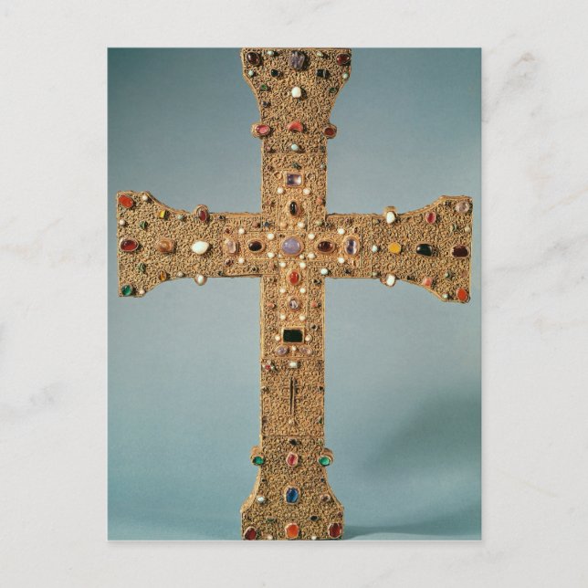 Reliquary cross of the Abbey of Valesse Postcard (Front)