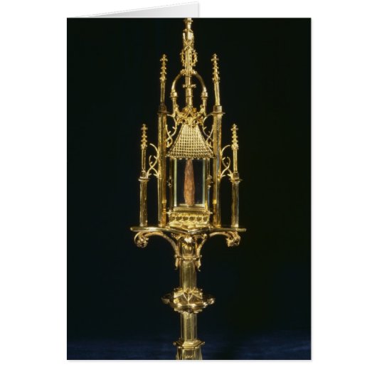Reliquary Monstrance with piece of cross Cards (Front)