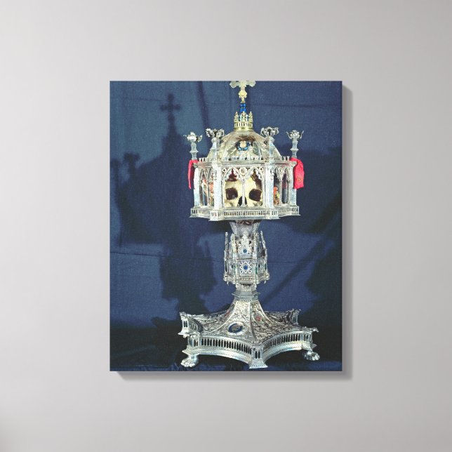 Reliquary of St. Barbara, 14th-15th century (silve Canvas Print (Front)