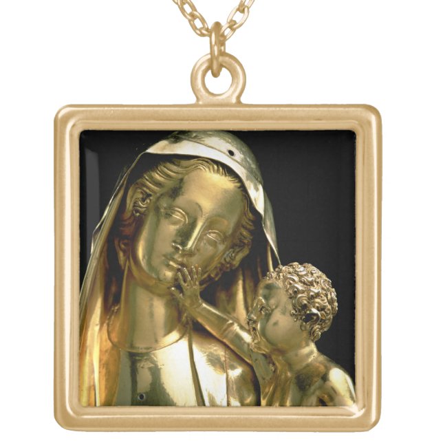 Reliquary of the Virgin of Jeanne d'Evreux, 1339 ( Gold Plated Necklace (Front)