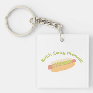 Hot Dog Keychains - No Minimum Quantity