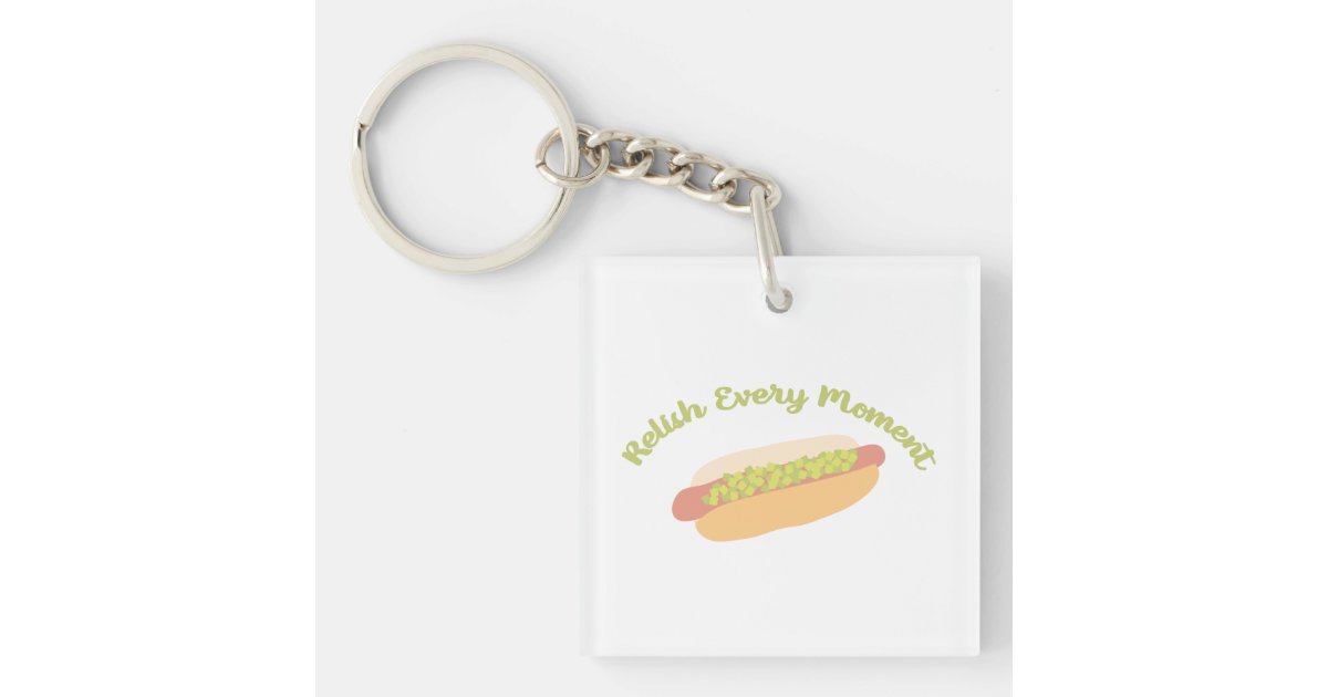 Hot Dog Keychain