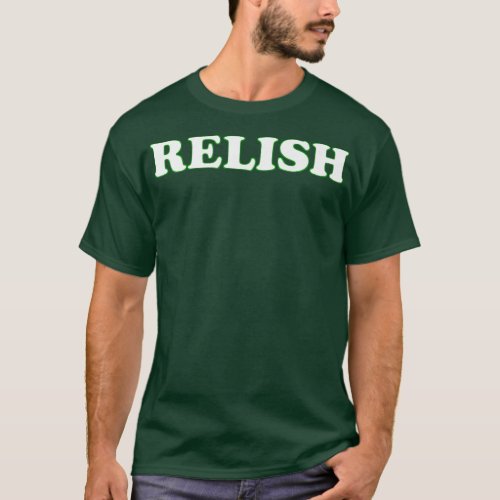 RELISH HALLOWEEN COUPLES COSTUME PRETEND IM RELIS T_Shirt