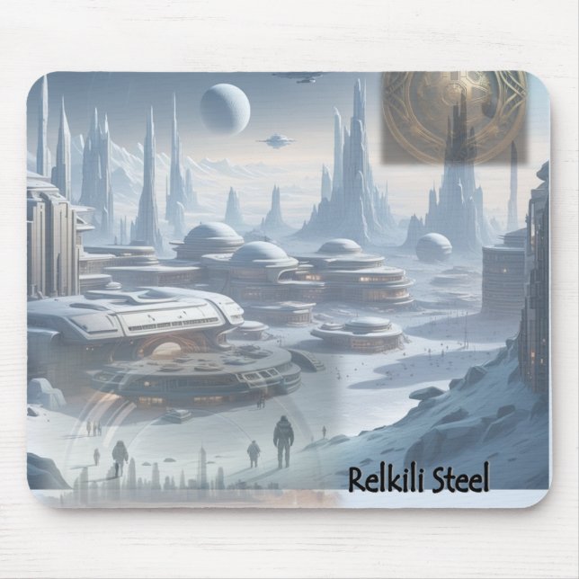 Relkili Steel Cover Art  Mouse Pad (Front)